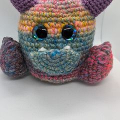 handmade crochet monster
