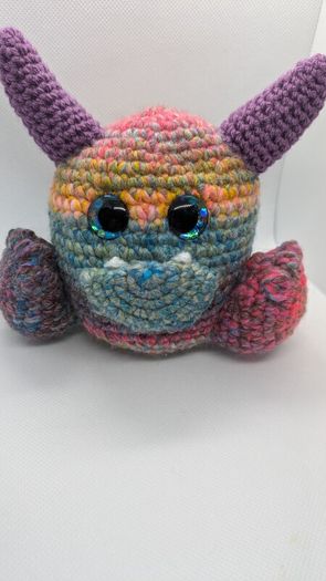 handmade crochet monster
