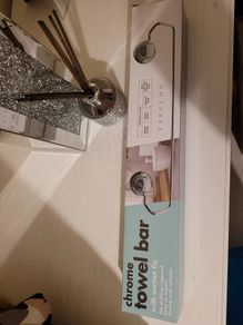 new chrome towel bar