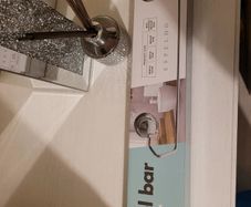 new chrome towel bar