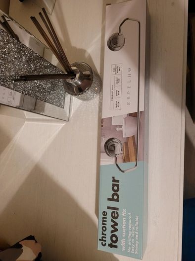 new chrome towel bar