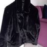 Black fur jacket, practically new Image 3