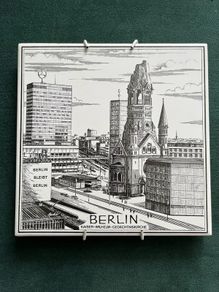 Vintage Decorative Berlin Tile