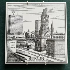 Vintage Decorative Berlin Tile