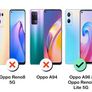 Oppo Reno 8 Lite 5G / Oppo A96 5G Case - Thin Soft Silicone Gel Case Cover for Oppo Reno8 Lite/Oppo A96 (CLEAR) Image 2