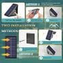 Solar Step Lights 6 Pack - Solar Fence Lights for Stair, Deck, Porch, Patio, Fence, Garden, Yard Image 5