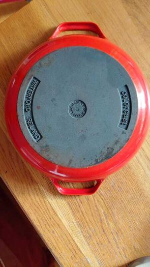 Vintage Colorcast cast iron casserole dish