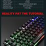 Gaming Keyboard RGB LED Backlit for PC Gamer Image 6