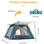 5-6 Persons Automatic Tent Outdoor Camping Tent Double Layer Waterproof Easy Instant Setup Protable Backpacking For Sun Shelter Image 4