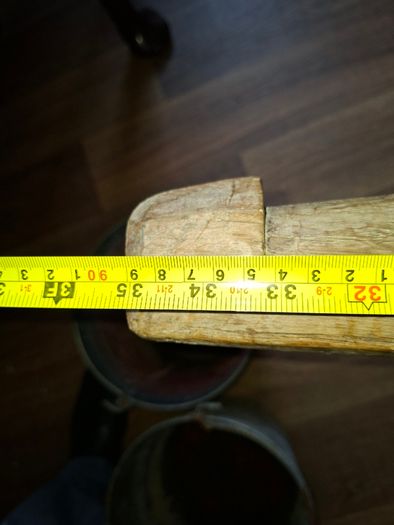 Rare 19th-Century Antique Hanging Beam Balance Scale, Forged Made Hanger, historically used to measure goods like Flour or Sugar.