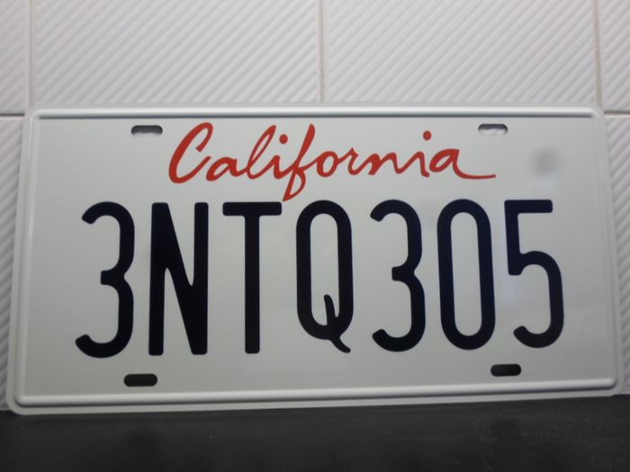 Fast and Furious Mitsubishi Supra 3NTQ305 Replica Movie American License Plate