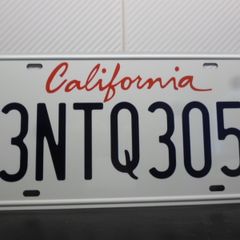 Fast and Furious Mitsubishi Supra 3NTQ305 Replica Movie American License Plate