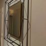 Geometric wall mirror with a metal frame Image 2