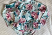 Monsoon long sleeved swimsuit 12-18 months