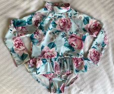 Monsoon long sleeved swimsuit 12-18 months