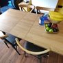 Dining table (Extending) with 4 chairs. Image 7