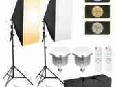 45331 85W Dimmable LED Softbox Diffuser Stand Kit