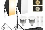 45331 85W Dimmable LED Softbox Diffuser Stand Kit
