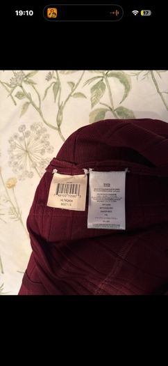 Herve Leger dress in burgundy