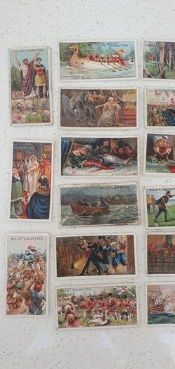 Vintage Cigarette Cards Historic Events by WD and HO WILLS