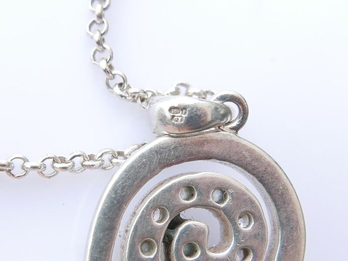 Vintage Celtic Knot Pendant and Necklace length 20" - 5,70g
