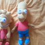 the simpsons plushie set Image 5