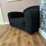 Over size armchair black Image 3