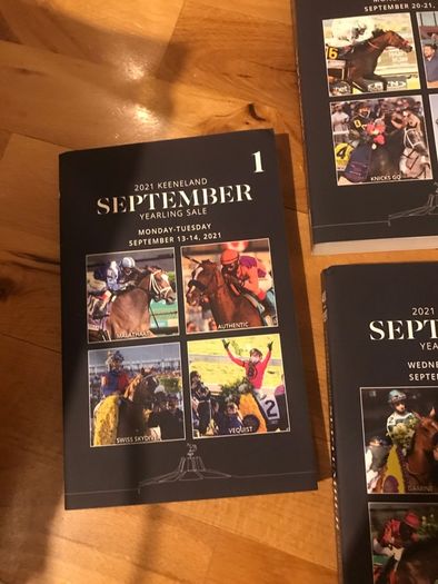 1to5 yearling sale 2021 book Keeneland