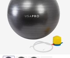 yoga and fitness ball