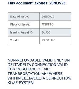 flight voucher