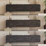 Floating TV Unit, Floating TV stand Cabinet, TV Units for Living Room 75 inch TVs, TV Stand Unit, TV Table, Media Wall Unit, TV Stands for Living room Entertainment Wall Unit (Black Oak) Image 3