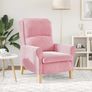 Armchair Pink Velvet Image 3