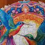 Mandala Hummingbird 300 pcs Wooden Puzzle Image 4