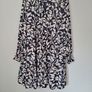Gallery navy/gold print dress size UK 20 Image 6