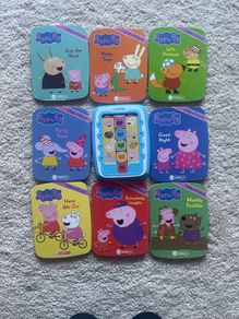 Peppa Pig Electronic Me Reader and 8 Book Interactive Library Set