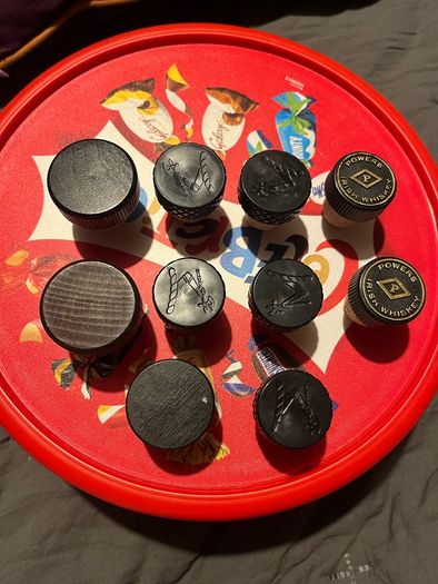 Bottle Stoppers gin Hendricks Hennessy Powers whiskey corks