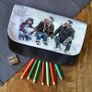 Personalised Black Fabric Photo Pencil Case Image 2