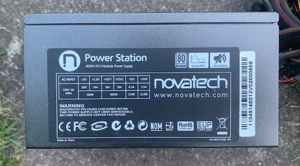 400 watt power unit for PC