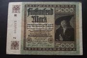 Germany. Reichsbanknote. 5000 Mark (2.12.1922)