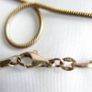 Vintage 9ct 375 YELLOW GOLD Snake Necklace CHAIN 17,2" necklace 9,4g Snake Necklace Image 6