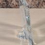 Waterford Crystal glass Desk table mantle clock square rectangle Lismore diamond pattern Image 5