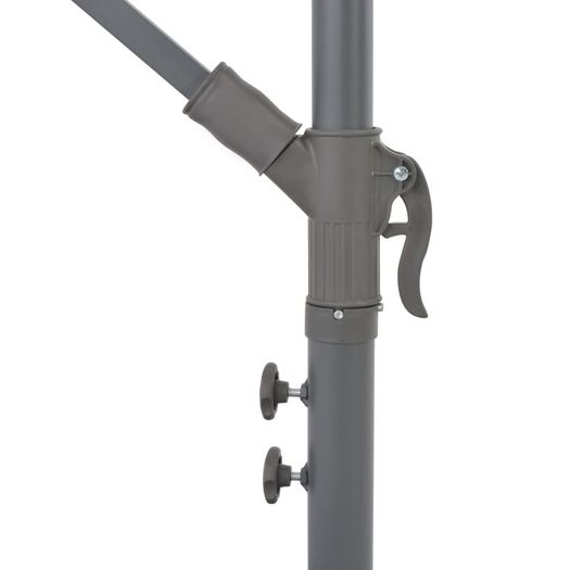 Cantilever Umbrella  Cantilever Umbrella with Aluminium Pole Terracotta 300 cm
