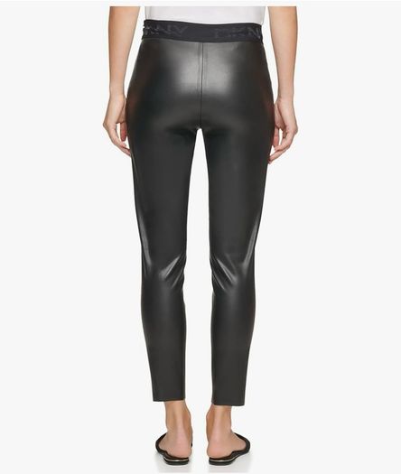 DKNY Leather Leggings