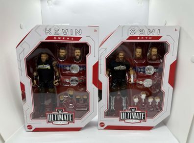 wwe ultimate edition Kevin Owen's & Sami Zayn action figures