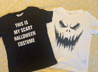 Halloween tshirts 8-10y