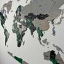 3D Premium Wooden World Map with Country Borders Country Names Capital Names US and Canada Borders and Names World Biggest City Names World Biggest Rivers World Biggest lakes World Main Roads 3D Map Effect Image 8