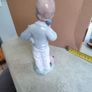 Beautiful Lladro / NAO  Boy On Phone With Dog and Teddy  Figurine - Nice Piece Image 9