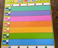 Weekly Magnetic Planner for Kids
