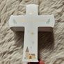 Faith & Hope Mantel Cross Plaque - Christening Image 3