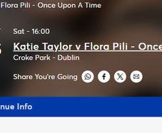 Katie Taylor Ticket X 1